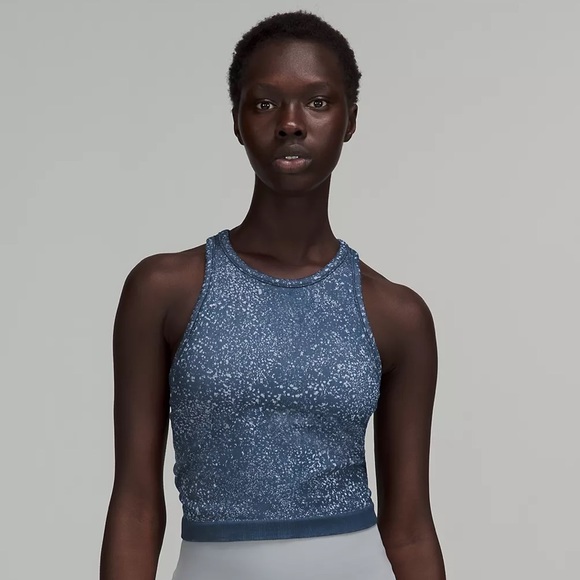 LULULEMON Ebb to Street Cropped Racerback Tank Top NWT - Picture 1 of 15
